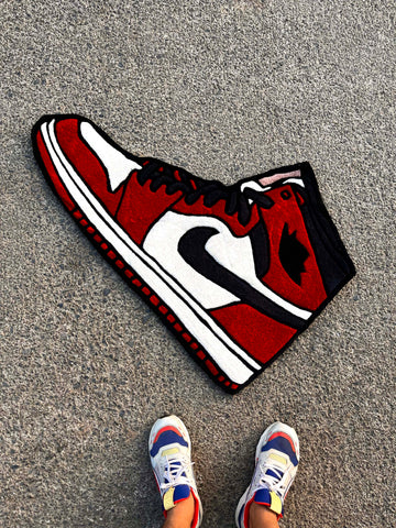 AJ1 Chicago Sneakers Custom Rug