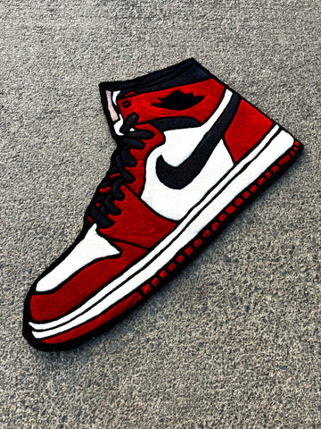 AJ1 Chicago Sneakers Custom Rug