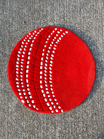 Cricket Ball Custom Rug