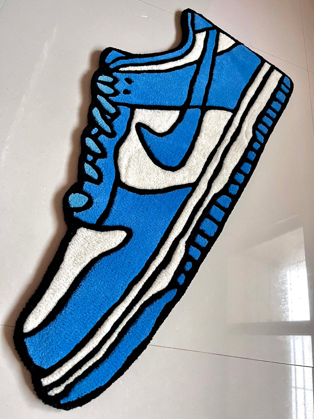 UNC Dunks Sneakers Custom Rug