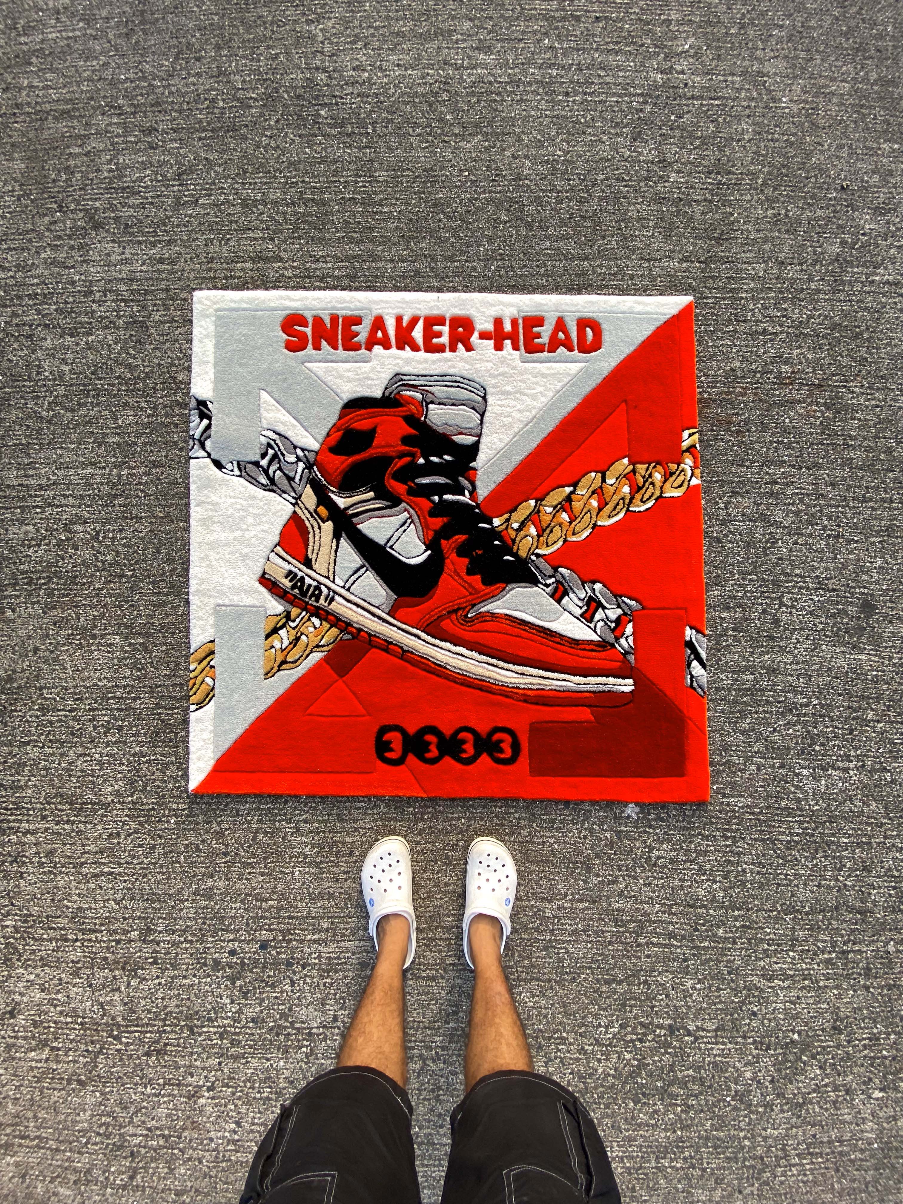 Sneakerhead Art Custom Rug