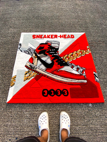 Sneakerhead Art Custom Rug