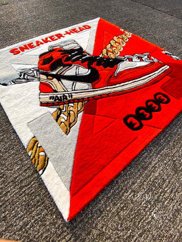 Sneakerhead Art Custom Rug