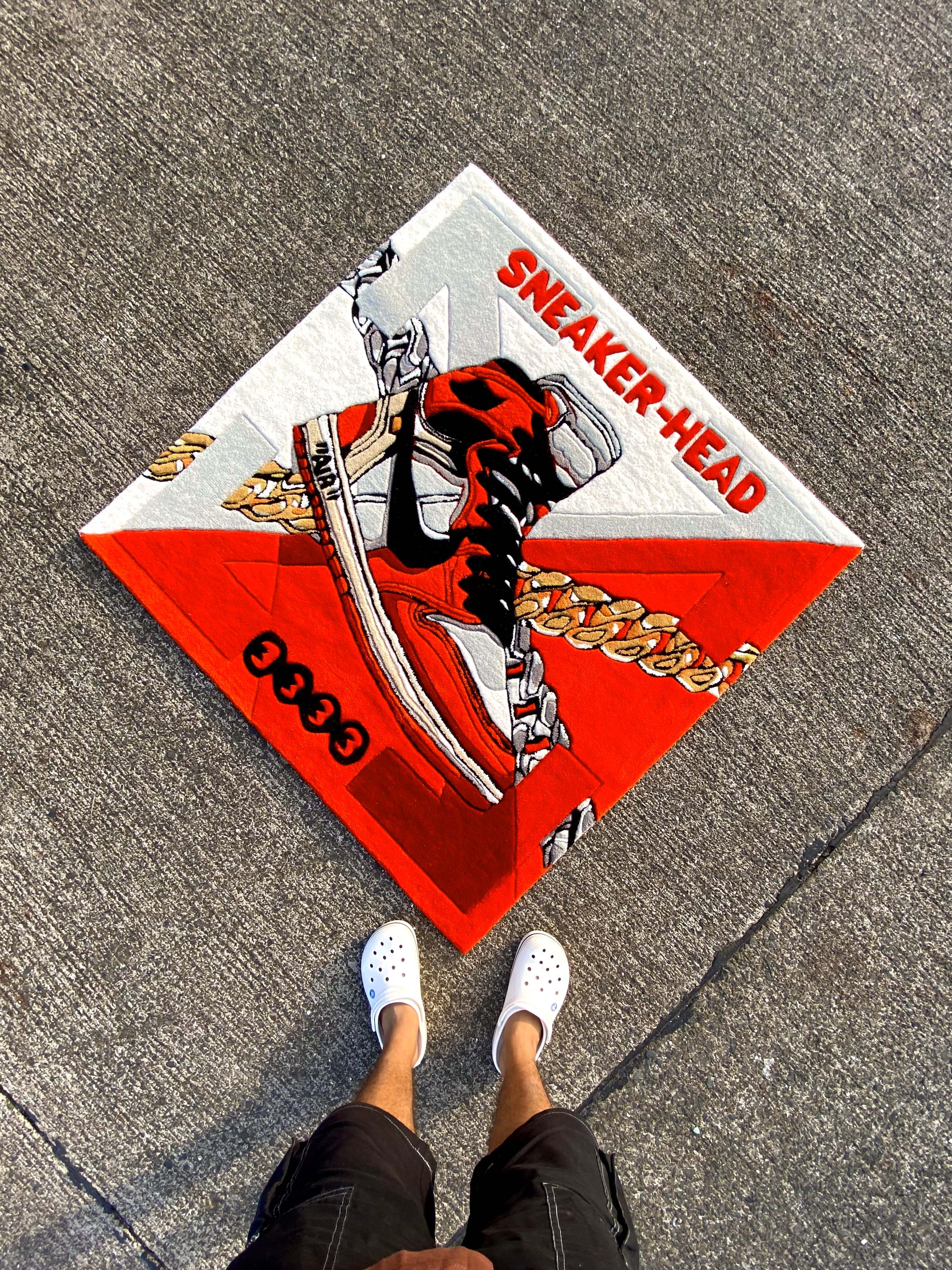 Sneakerhead Art Custom Rug