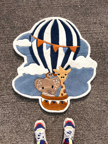 Hot Air Balloon Custom Rug