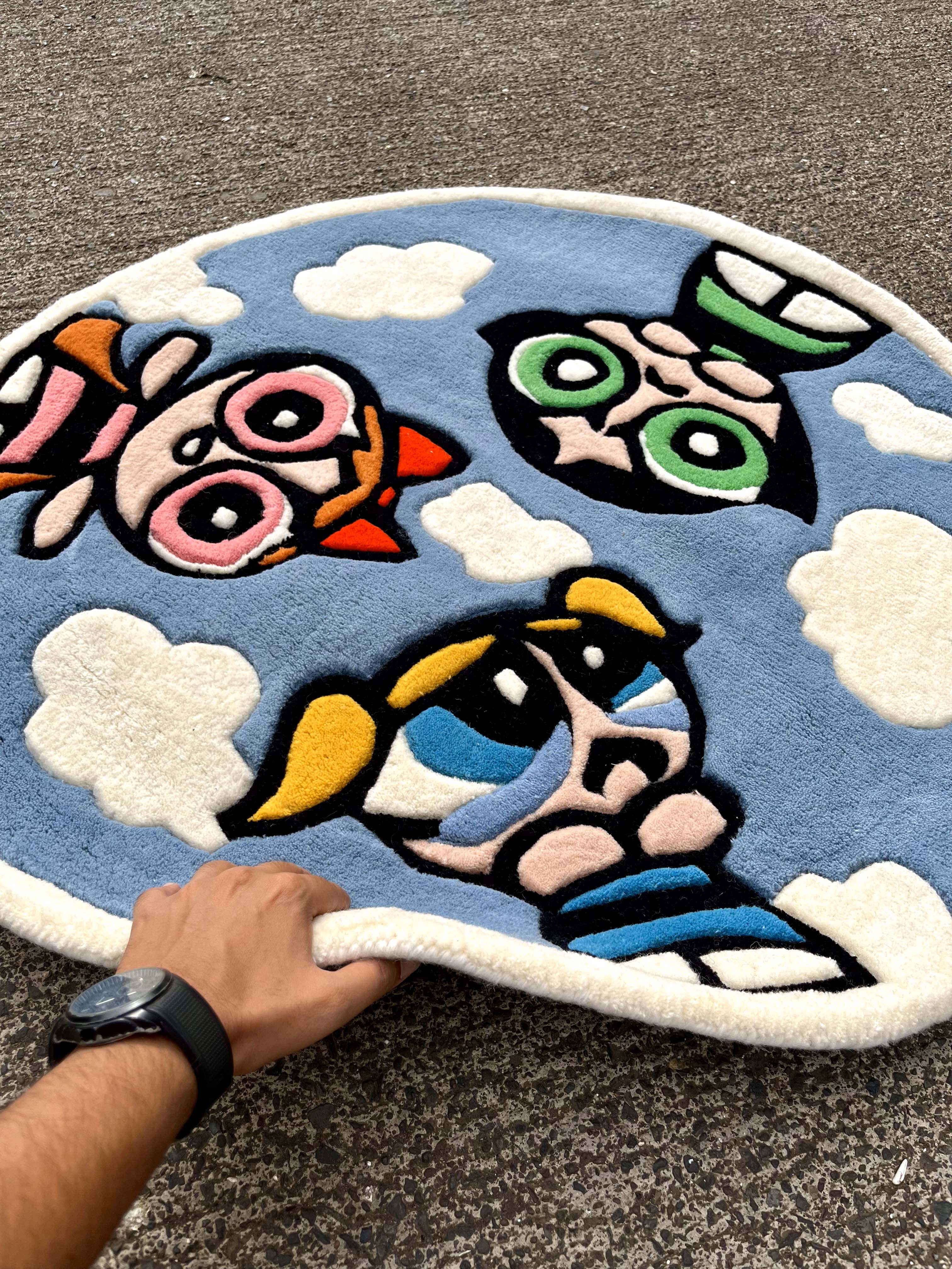 PowerPuff Custom Rug