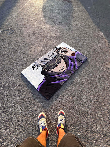 Gojo Anime Custom Rug