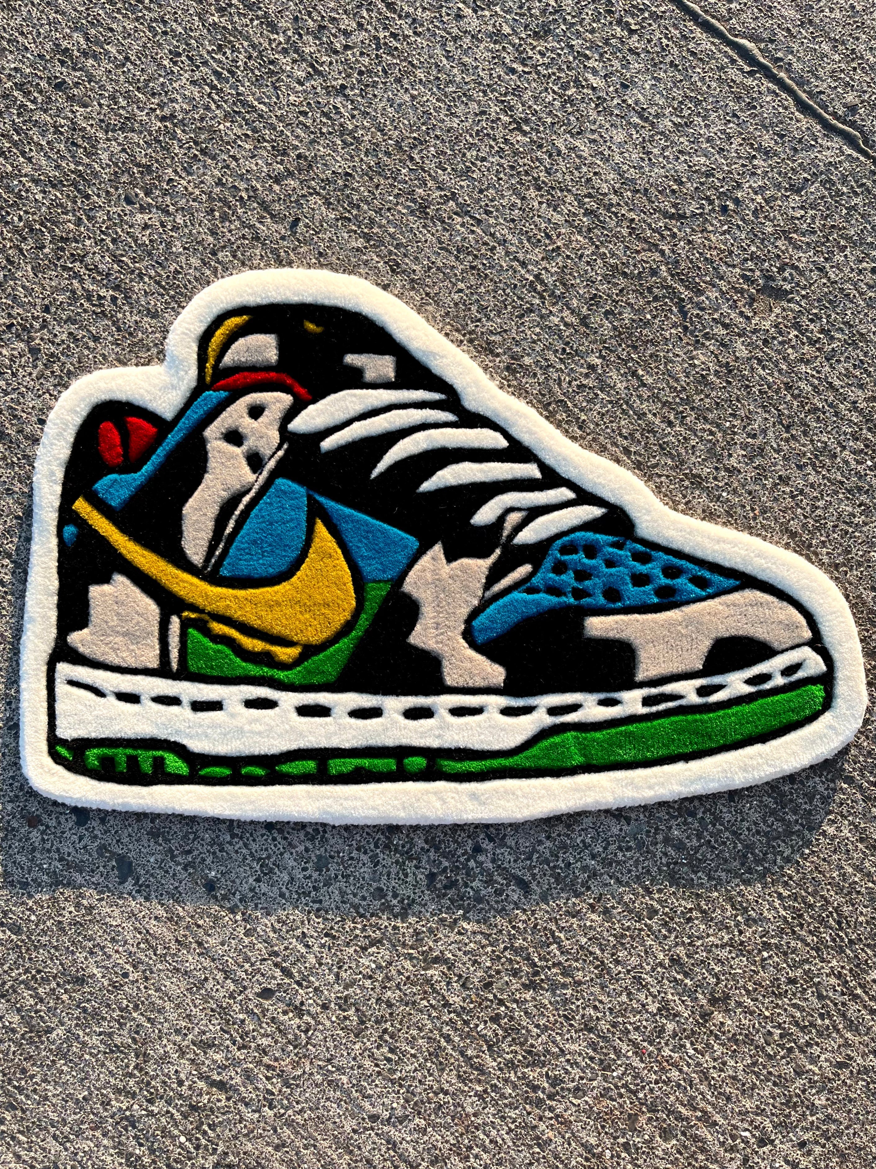 Chunky Dunks Sneakers Custom Rug