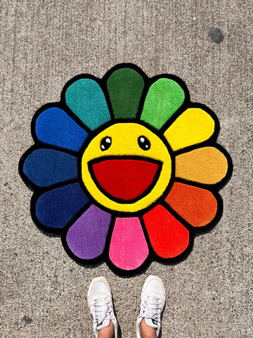 Hypebeast Flower Custom Rug