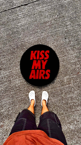 Kiss My Airs Circle Custom Rug