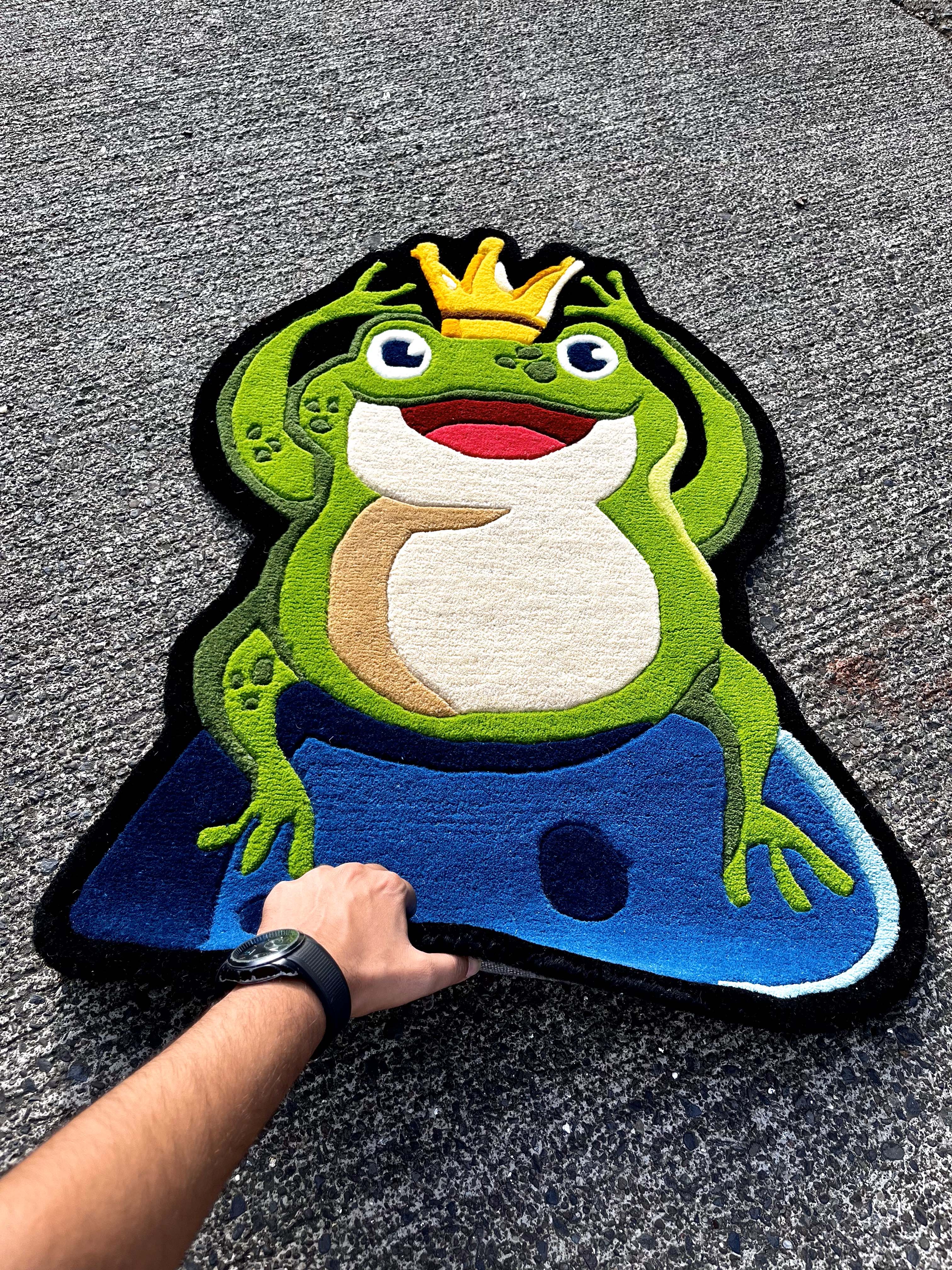 King Frog Custom Rug