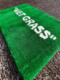 Wet Grass Custom Rug