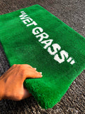 Wet Grass Custom Rug