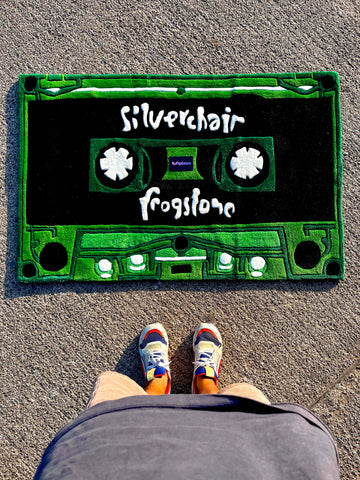 Green Cassette Custom Rug