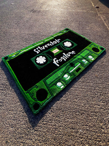 Green Cassette Custom Rug