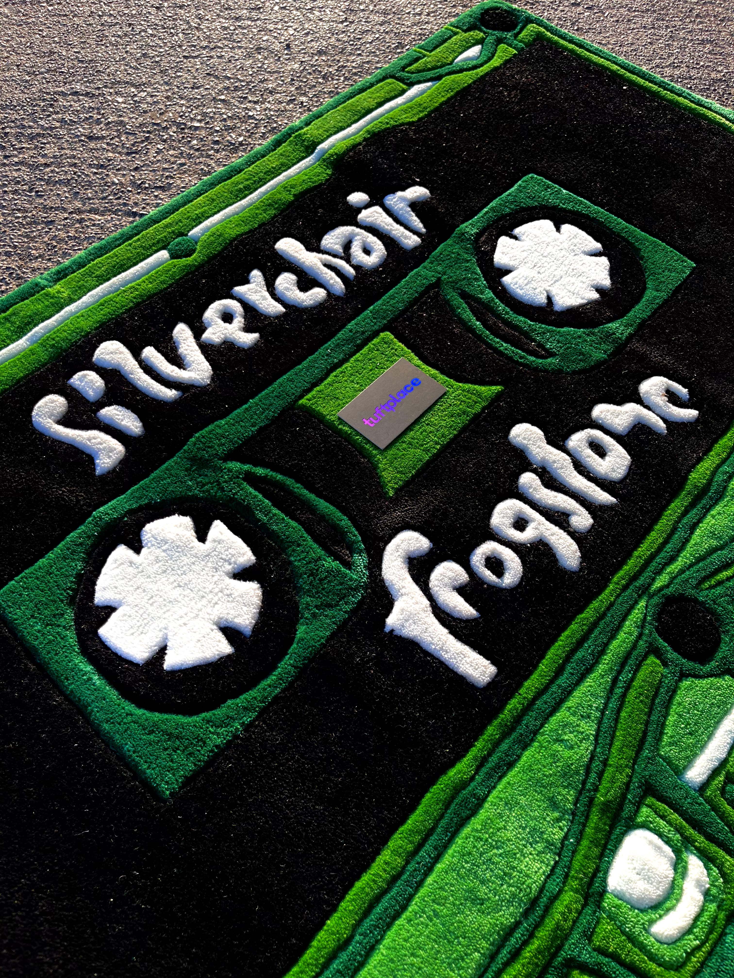 Green Cassette Custom Rug