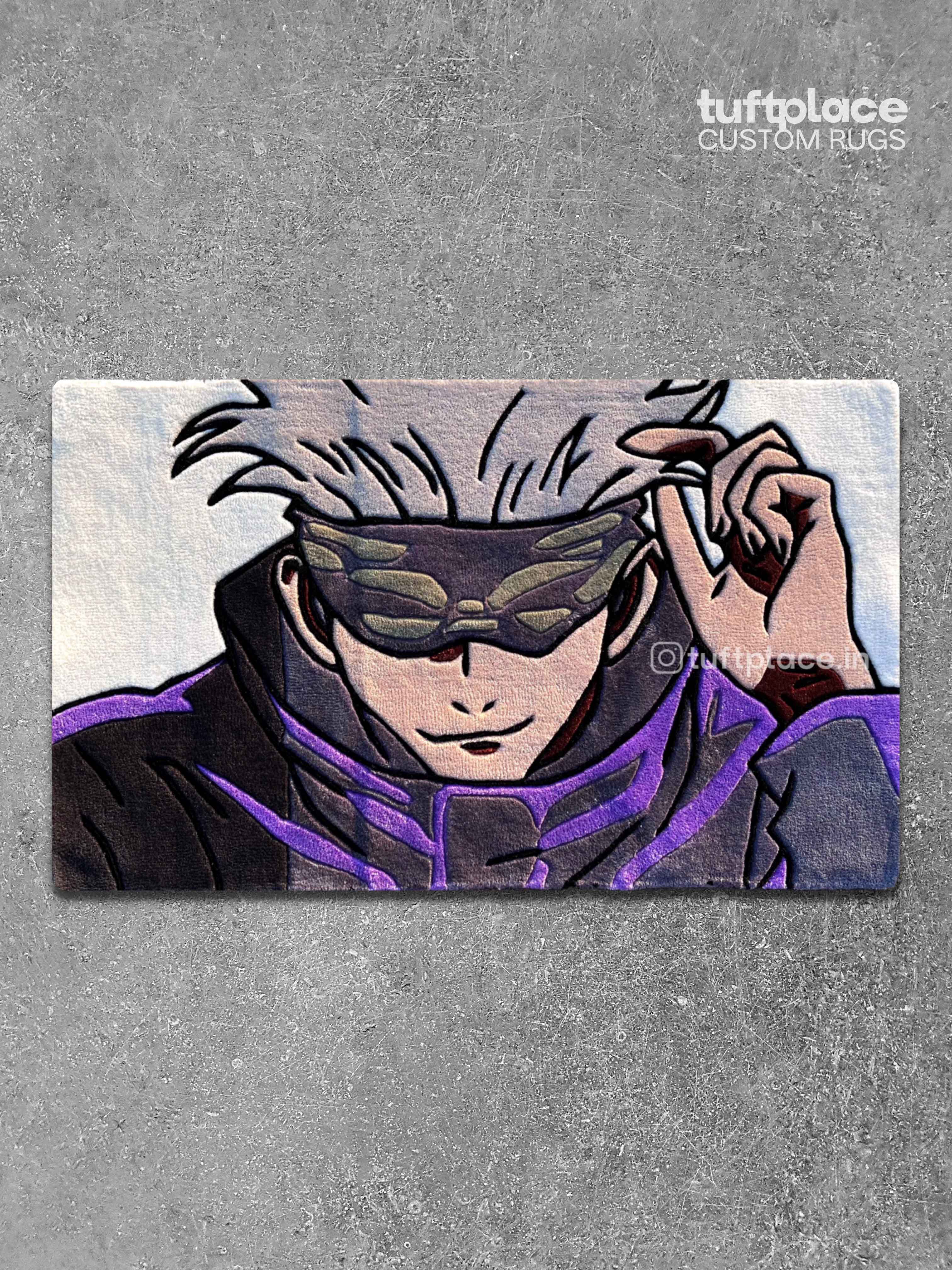 Gojo Anime Custom Rug