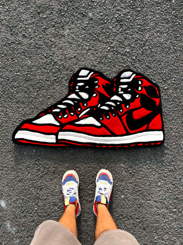 AJ Sneaker Pair Custom Rug by Tuftplace