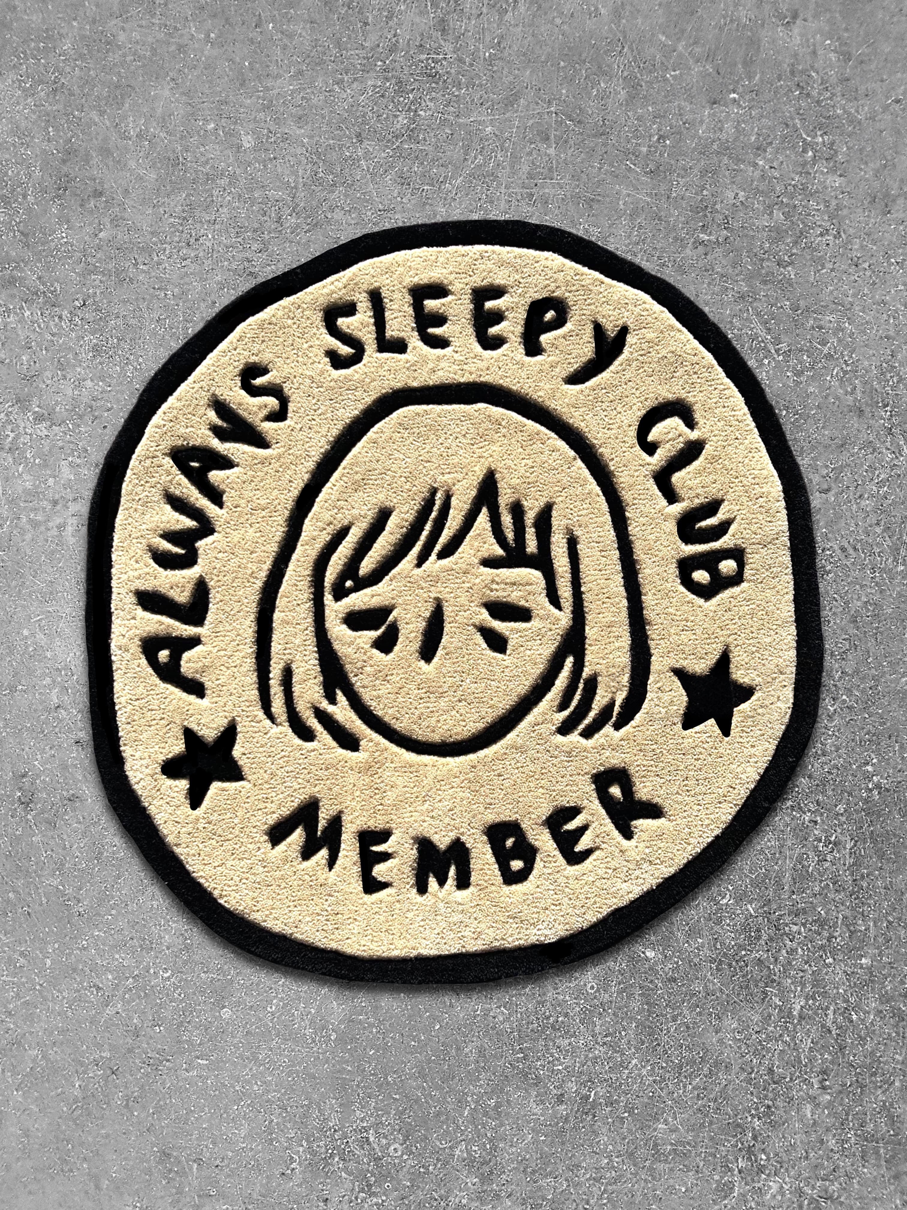 Always Sleepy Club Custom Rug by Tuftplace