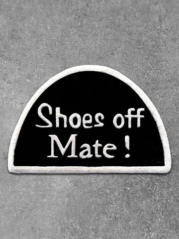 Shoes Off Mate Custom Rug