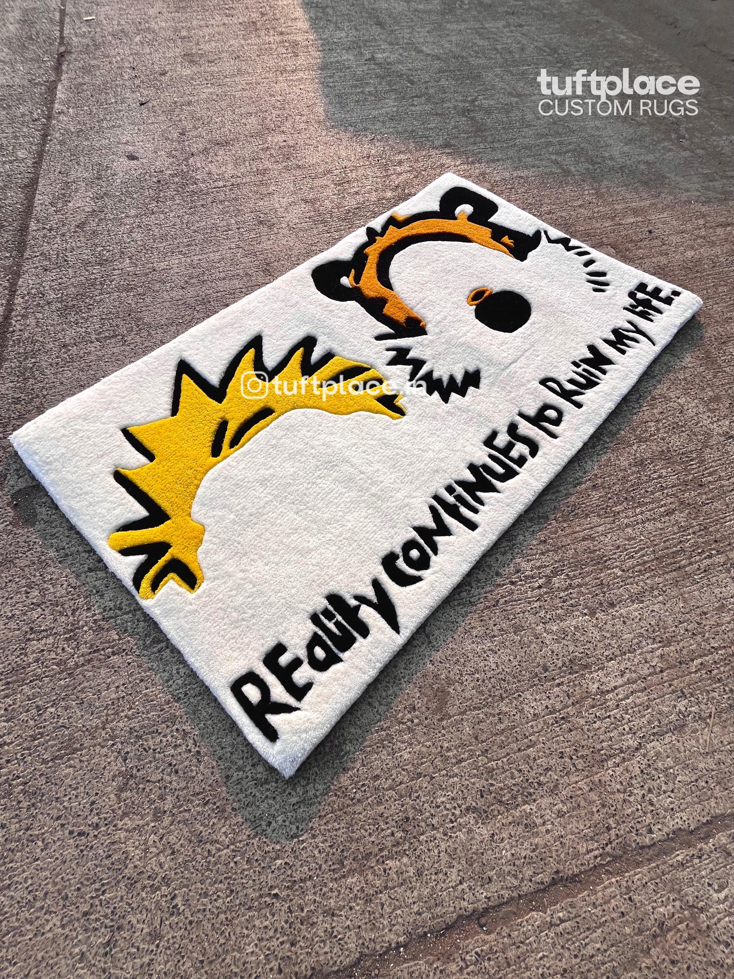 Cal and Hobbes Custom Rug