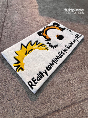 Cal and Hobbes Custom Rug