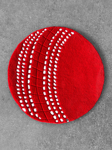 Cricket Ball Custom Rug