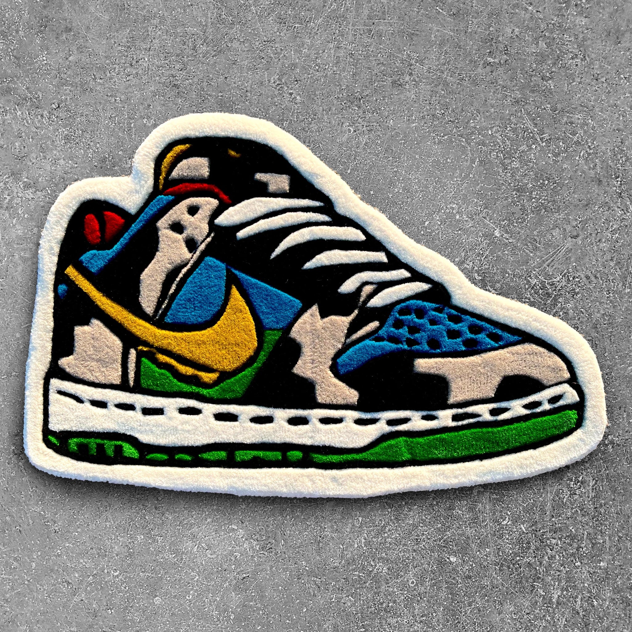 Chunky Dunks Sneakers Custom Rug